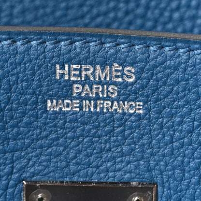 Togo Birkin 35 Bleu Izmir