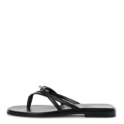 Calfskin Miss Sandals 37 Black
