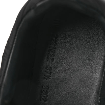 Air Mesh Suede Goatskin Bouncing Sneakers Black Orange