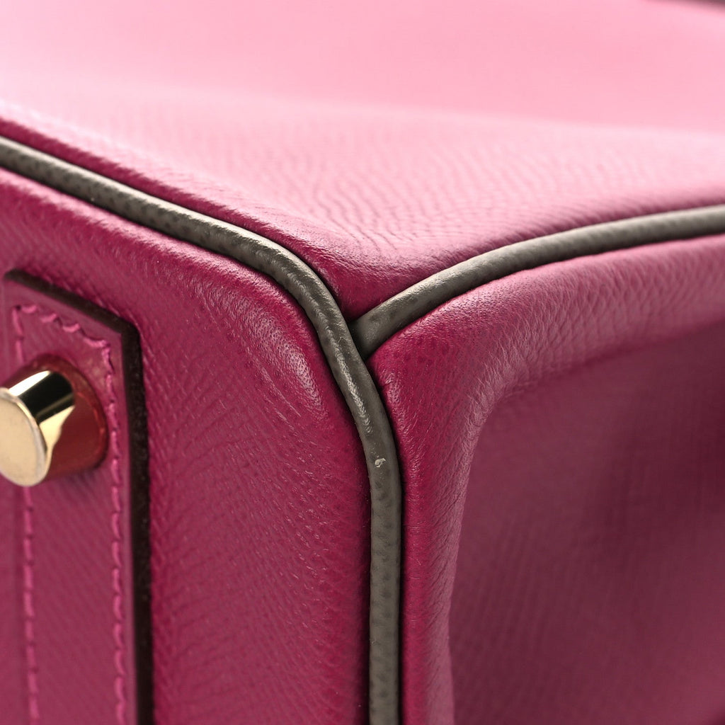 Epsom Horseshoe Birkin 30 Rose Poupre Etain