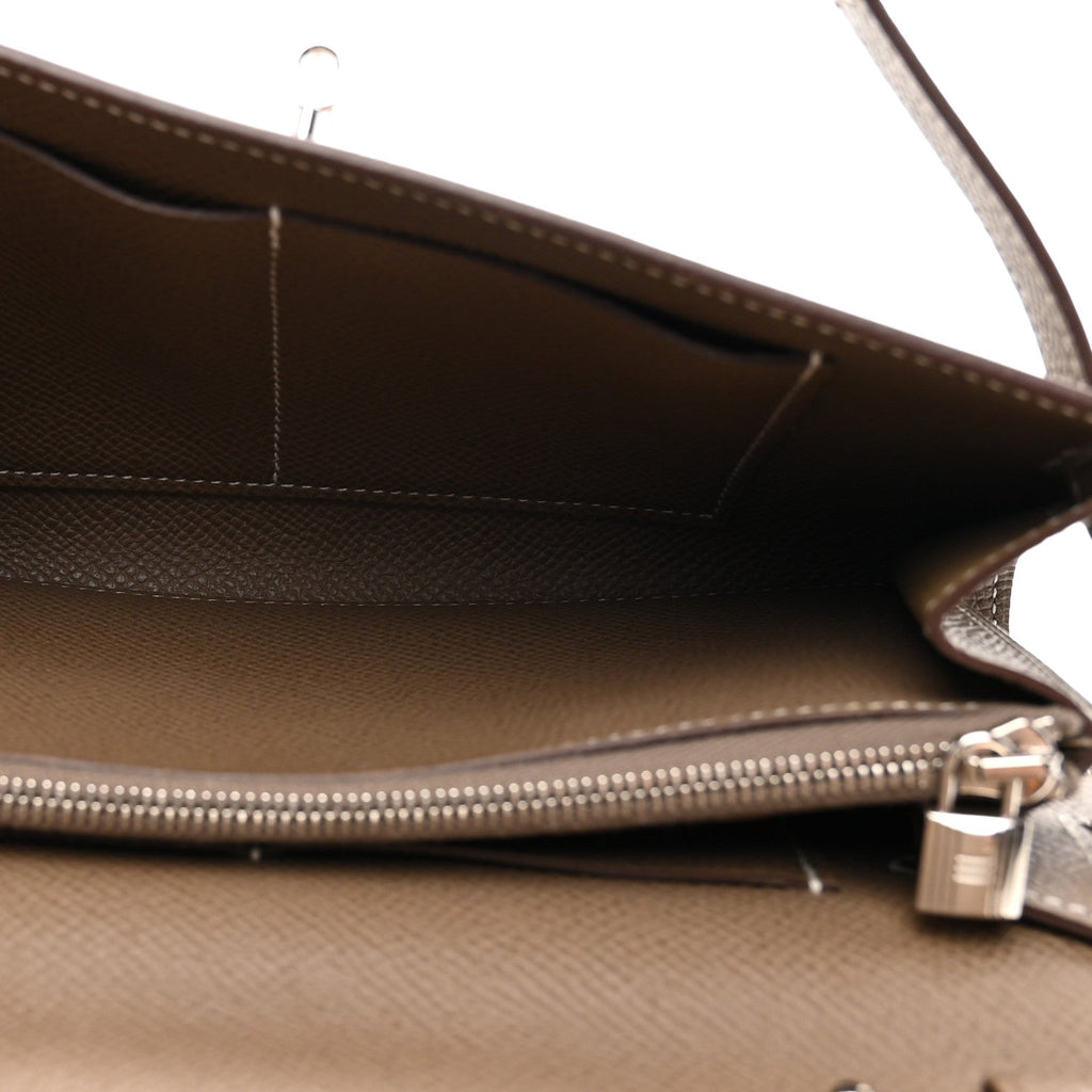 Epsom Kelly Wallet To Go Etoupe