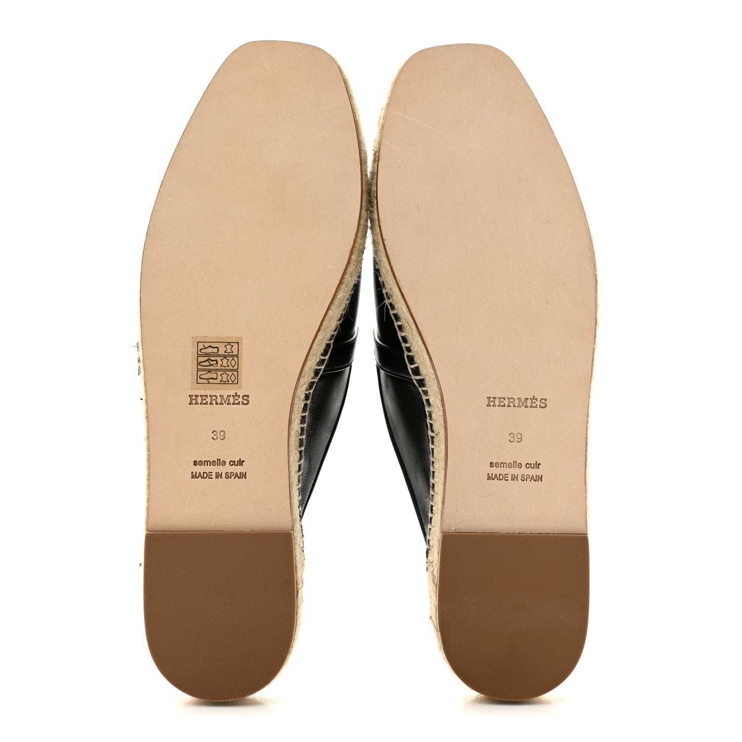 Goatskin Feria Espadrille 39 Black