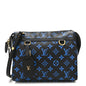 Colored Monogram Speedy Amazon PM Blue Black