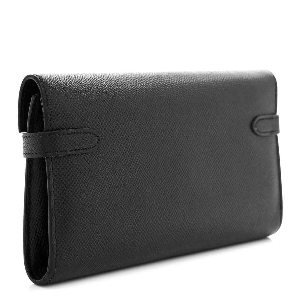 Epsom Kelly Longue Wallet Black
