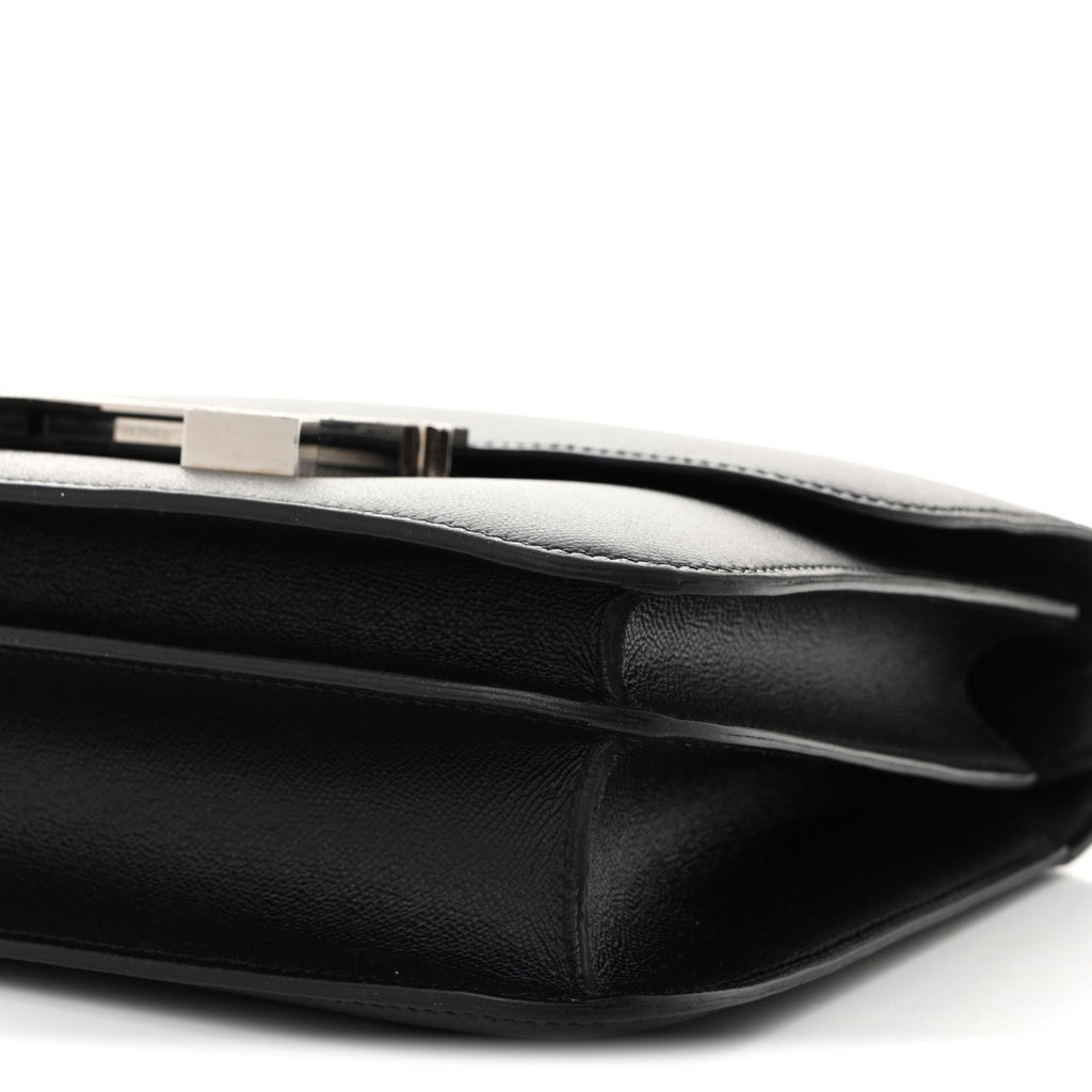 Madame Calfskin Lizard Constance 24 Black Ombre