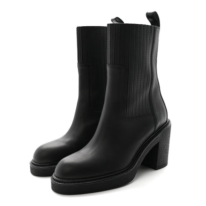 Calfskin Donia 70 Ankle Boots Black