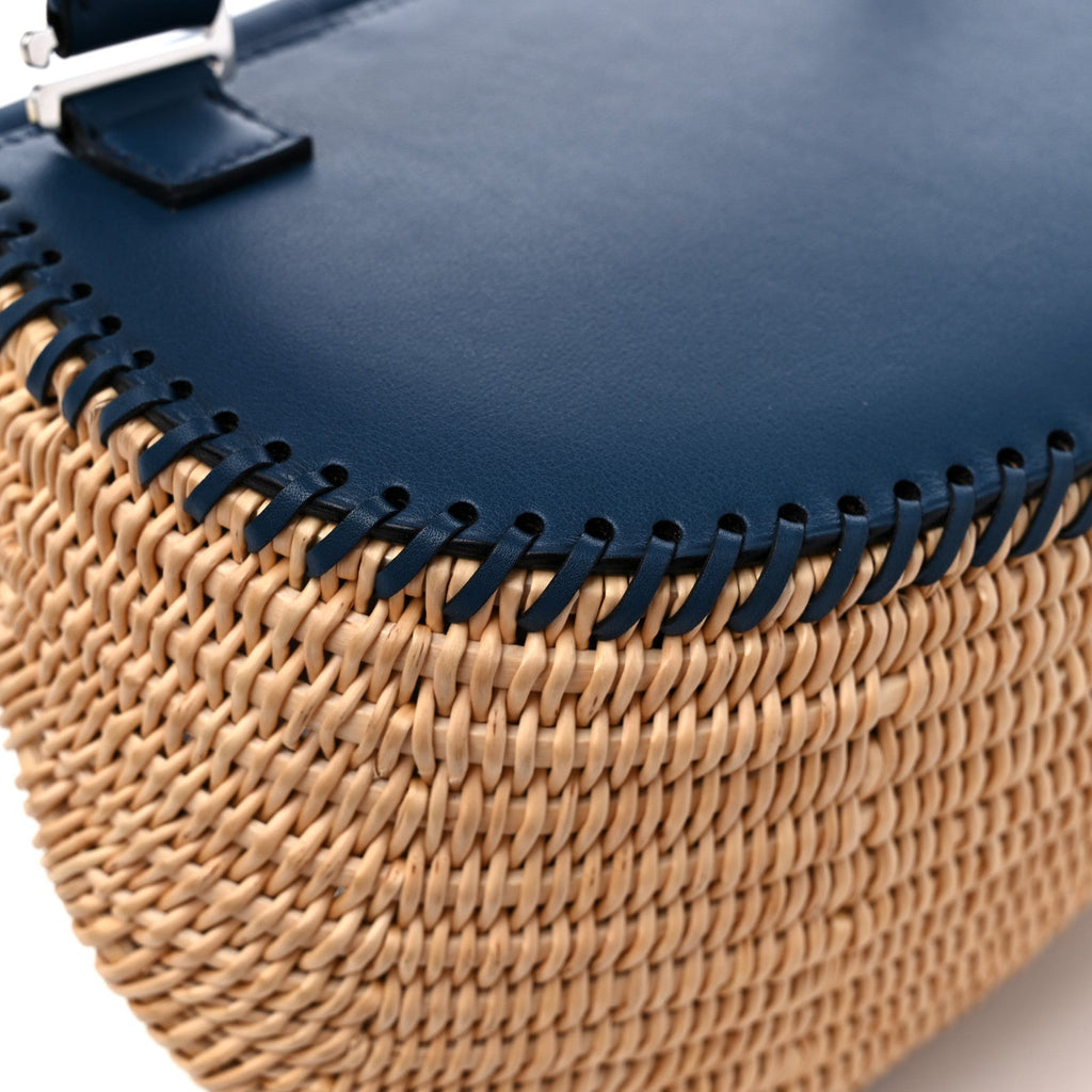 Swift Wicker Picnic Fishing Bag Bleu de Prusse