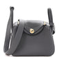 Taurillon Clemence Mini Lindy 20 Gris Misty