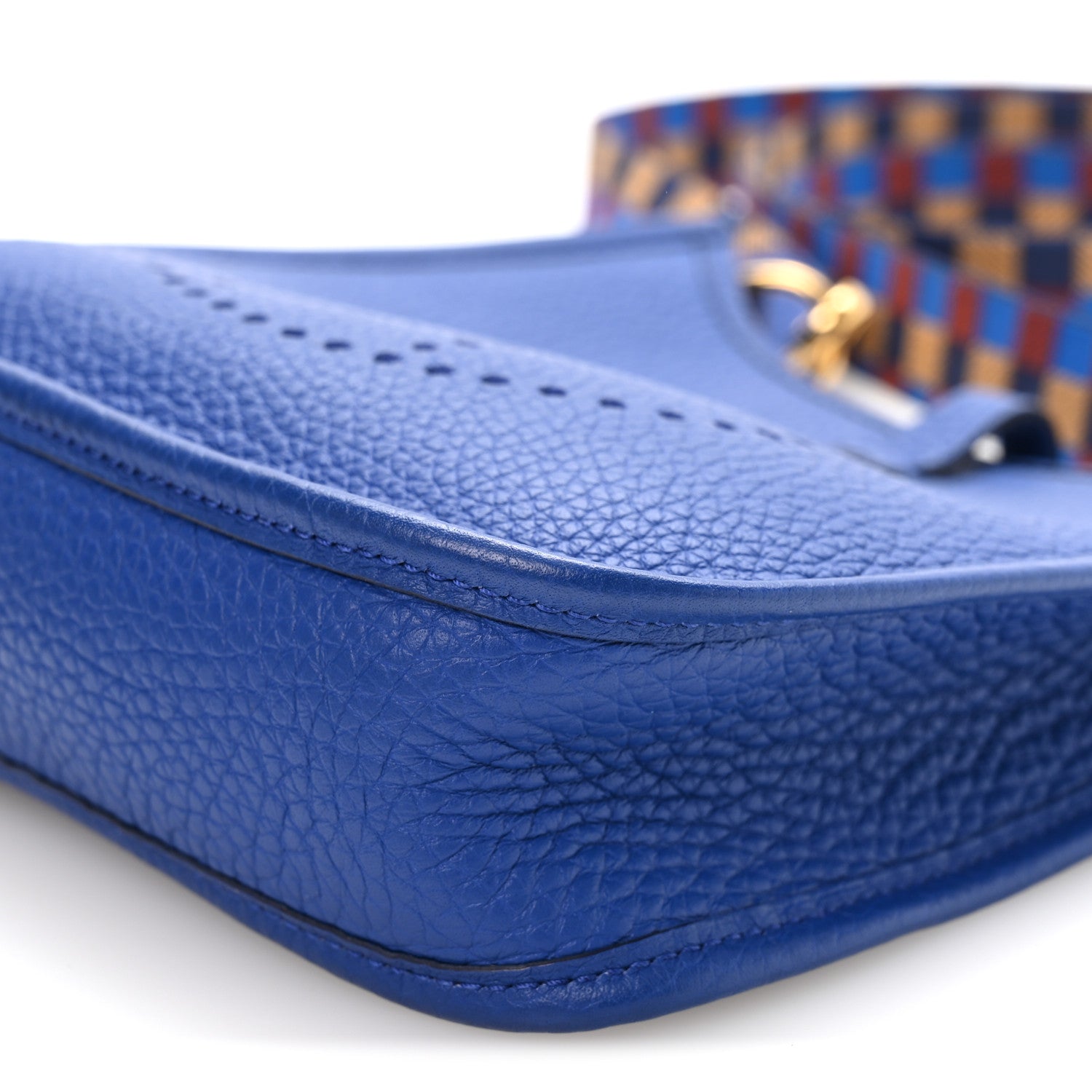 Taurillon Clemence Maxi Quadrille Evelyne TPM Royal Bleu Bleu Bill Biscuit Rouge H