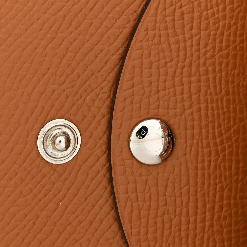 Epsom Calvi Duo Card Case Gold
