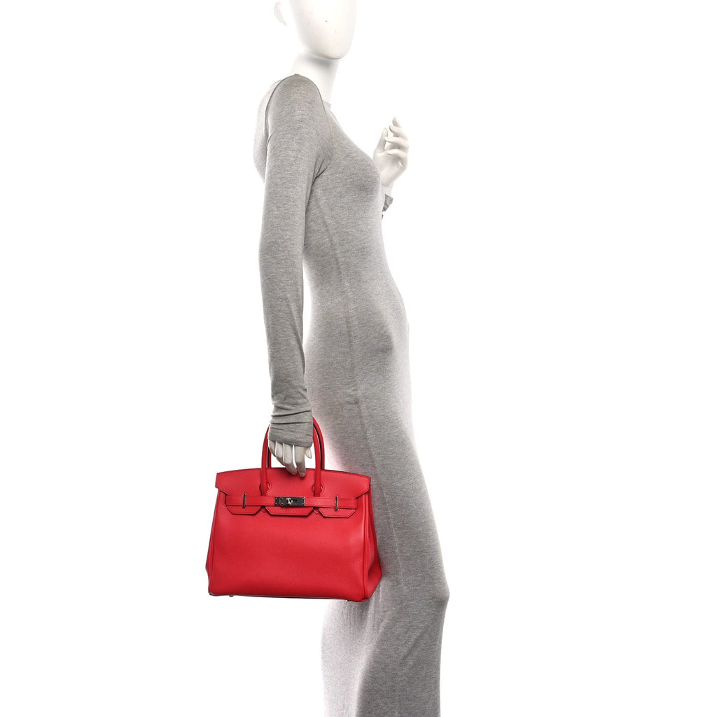 Epsom Birkin 30 Rose Extreme