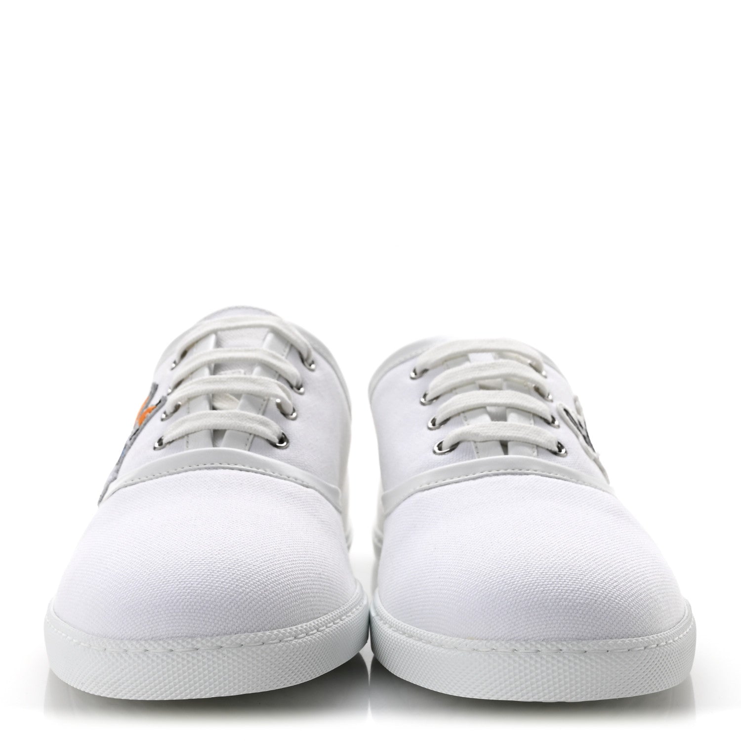 Canvas Embroidered Innocent Sneakers 41 White
