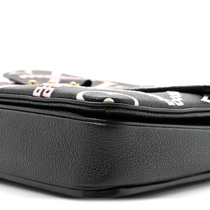 Empreinte Monogram Giant Broderies Pochette Metis Black