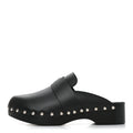 Calfskin Calya Mules 37 Black