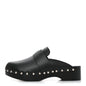 Calfskin Calya Mules 37 Black