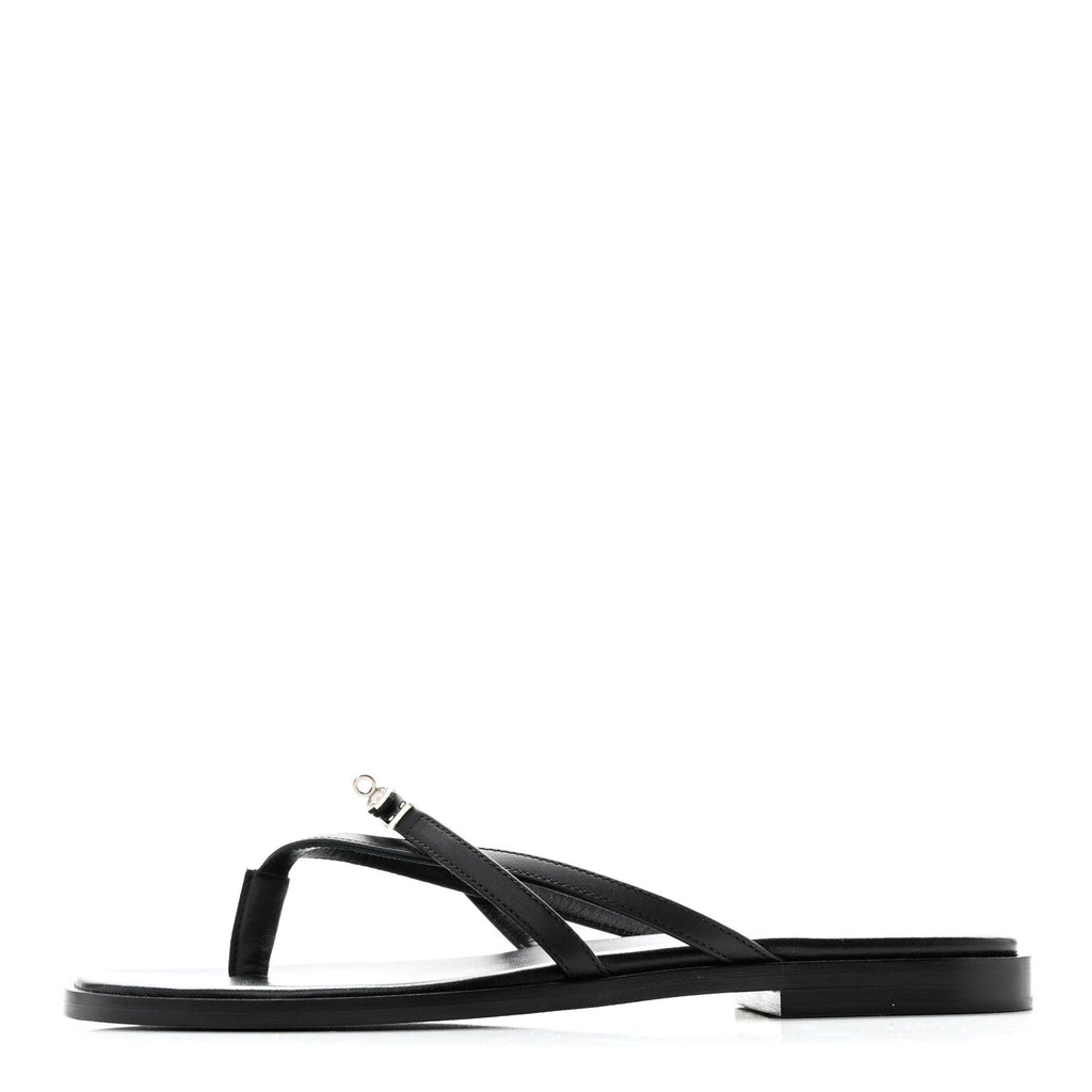 Calfskin Miss Sandals 35 Black
