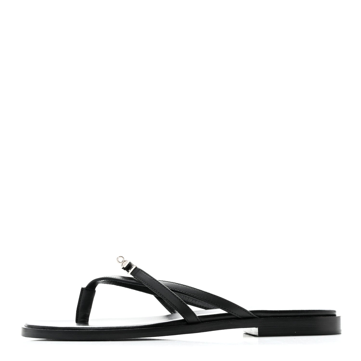 Calfskin Miss Sandals 35 Black