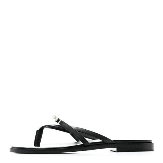Calfskin Miss Sandals 35 Black