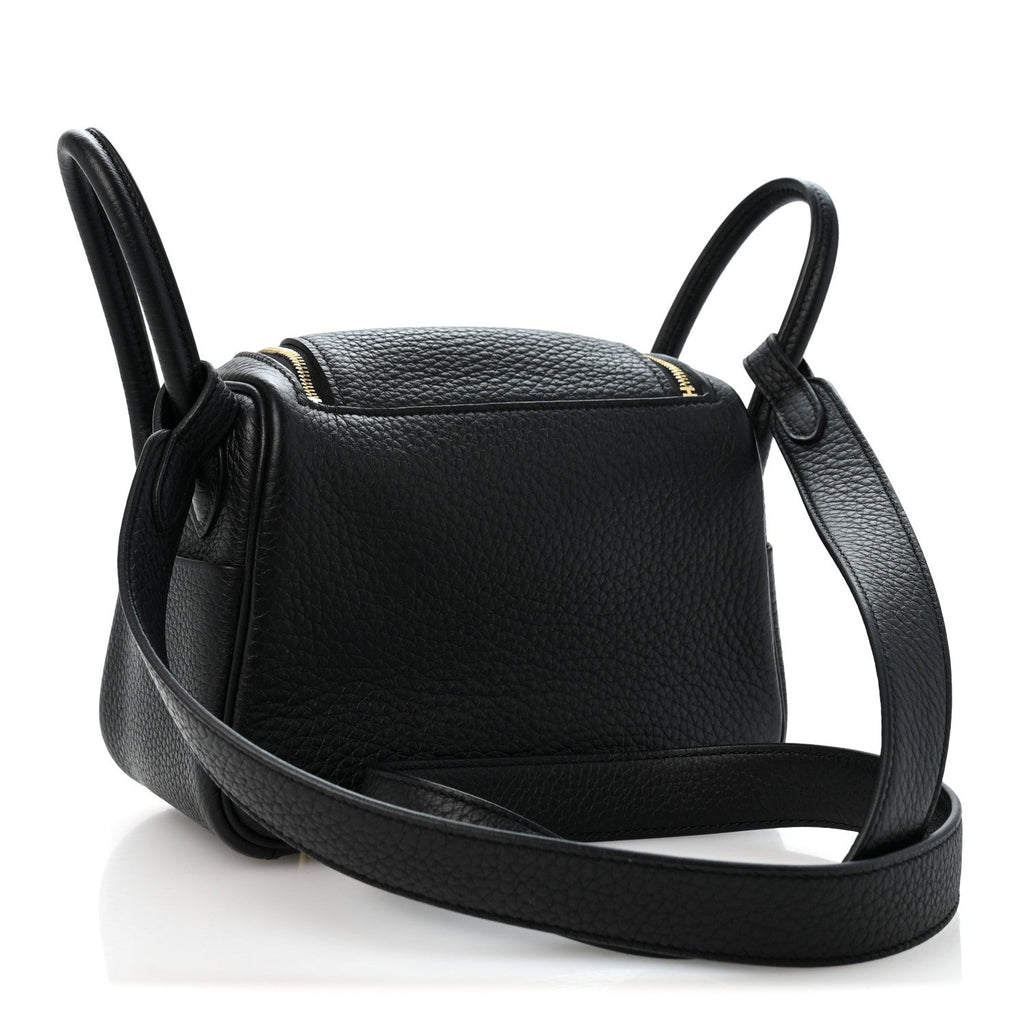 Taurillon Clemence Mini Lindy 20 Black
