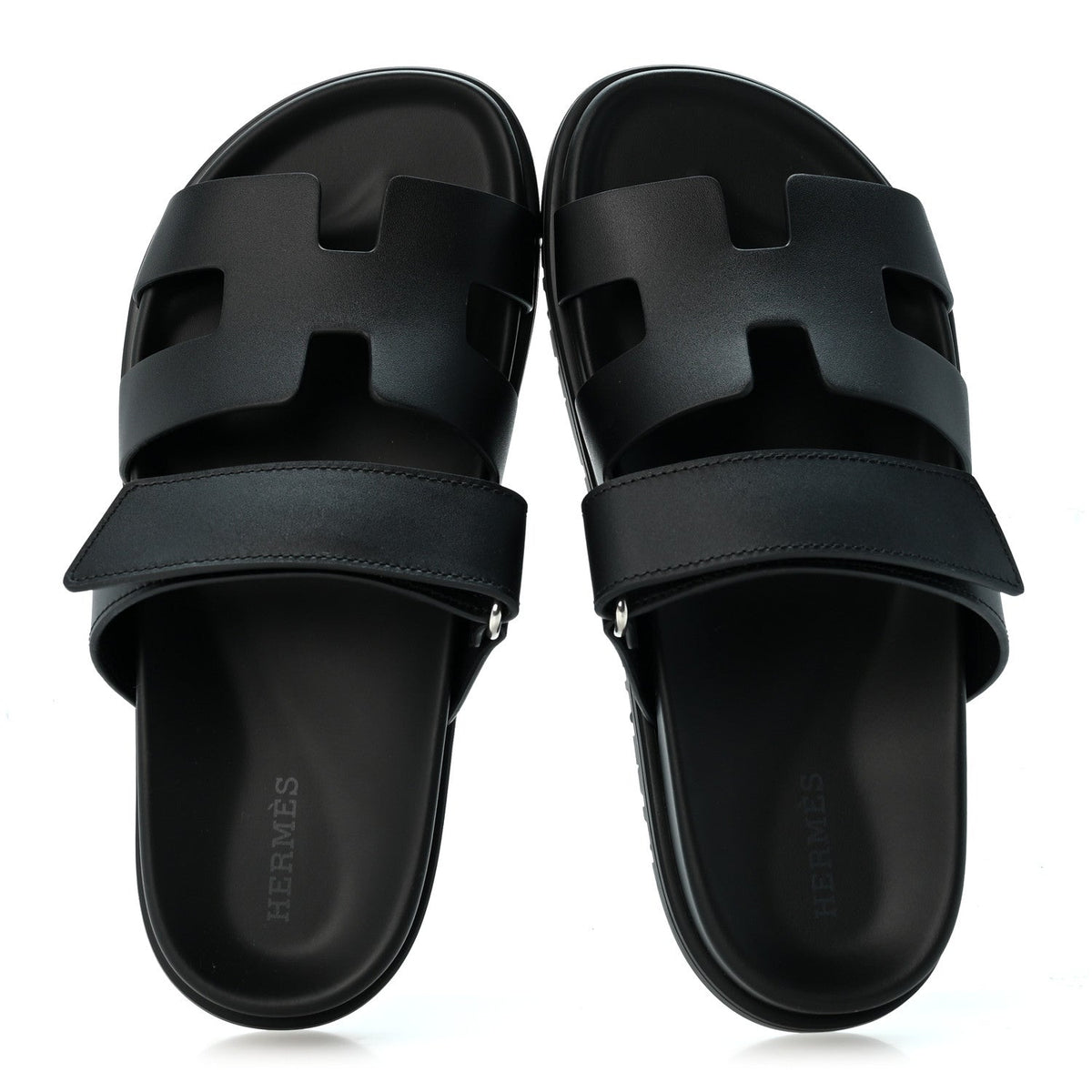 Calfskin Womens Chypre Sandals Black