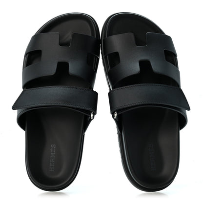 Calfskin Womens Chypre Sandals Black