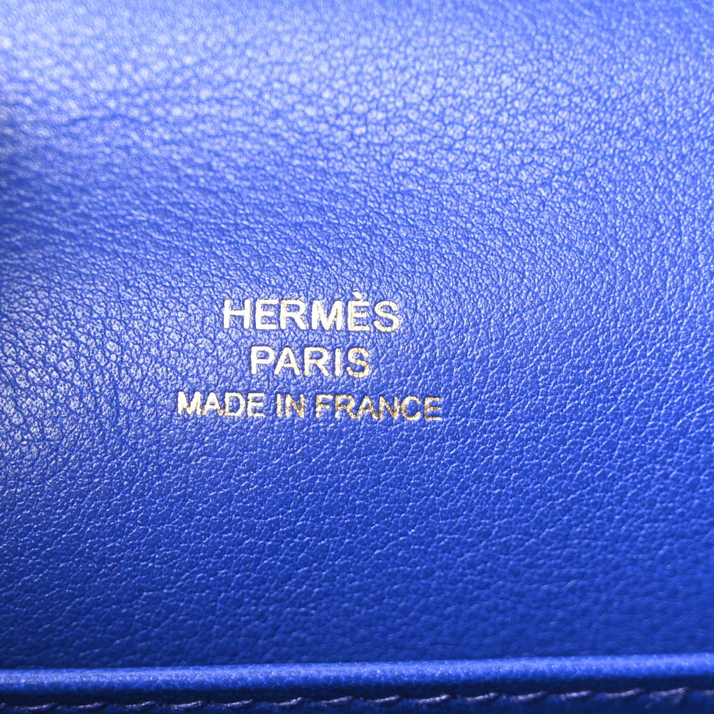 Swift Kelly Pochette Clutch Bleu Electrique