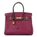 Epsom Horseshoe Birkin 30 Rose Poupre Etain