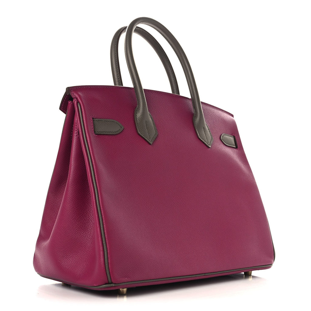 Epsom Horseshoe Birkin 30 Rose Poupre Etain