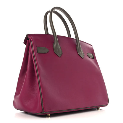 Epsom Horseshoe Birkin 30 Rose Poupre Etain