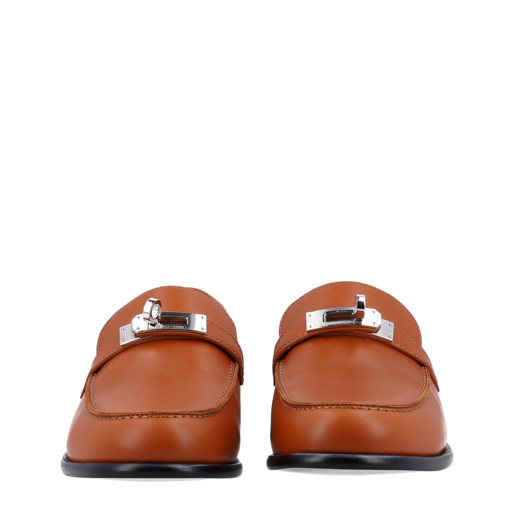 Calfskin Womens Destin Loafer 36 Naturel
