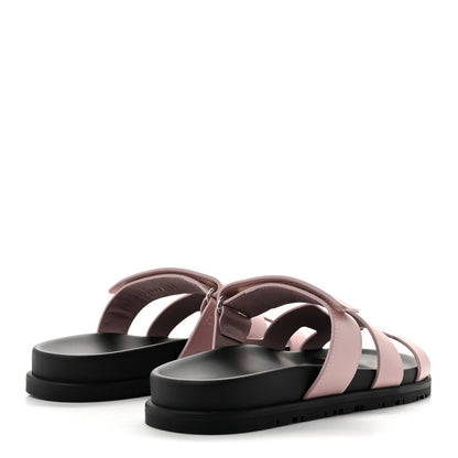 Calfskin Womens Chypre Sandals 38 Rose Cannon