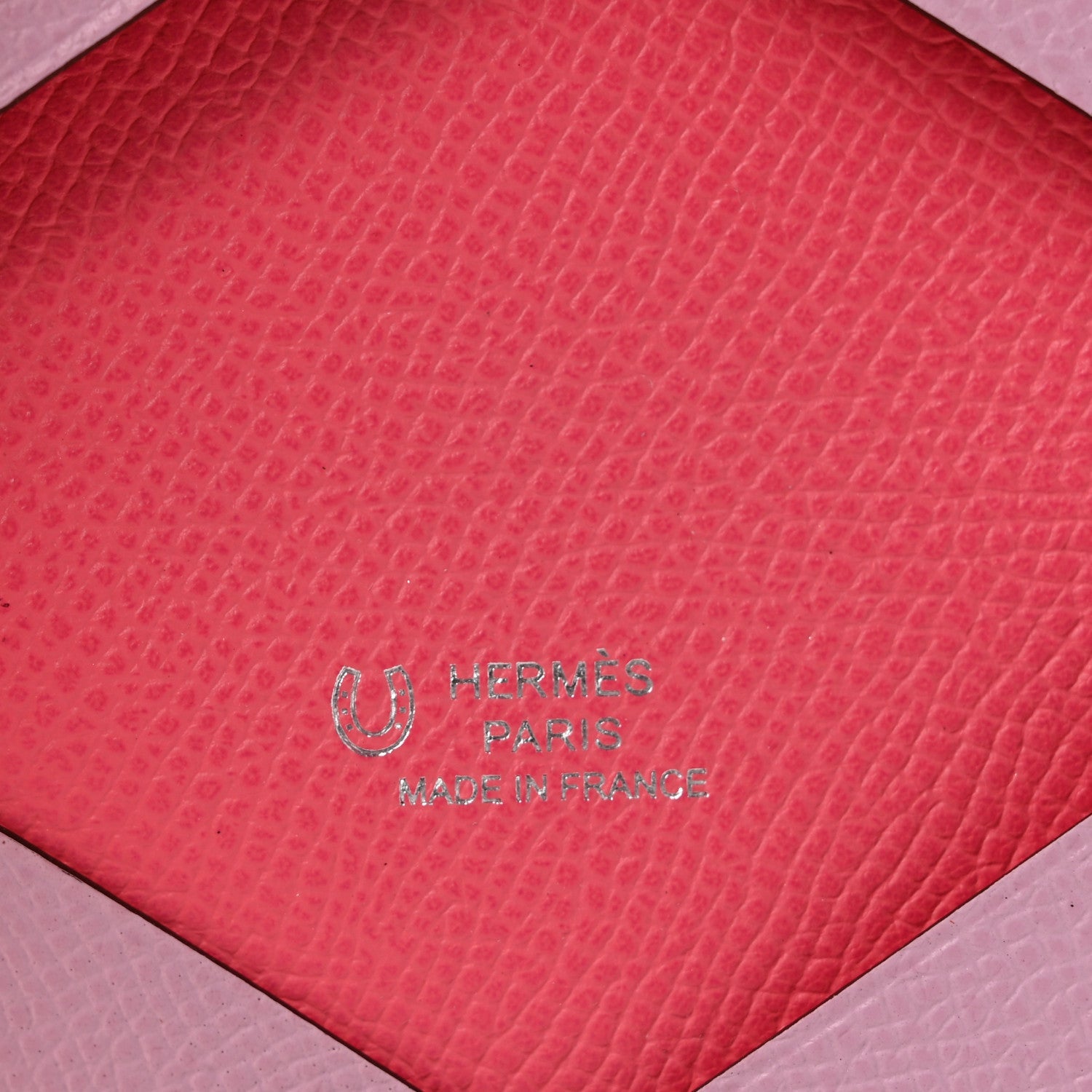 Epsom Horseshoe Calvi Card Case Mauve Sylvestre Rose Azalee