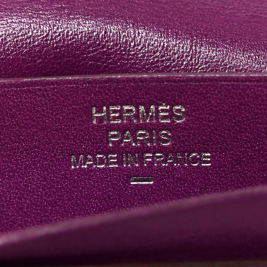 Tadelakt Lizard Bearn Gusset Wallet Anemone Vert