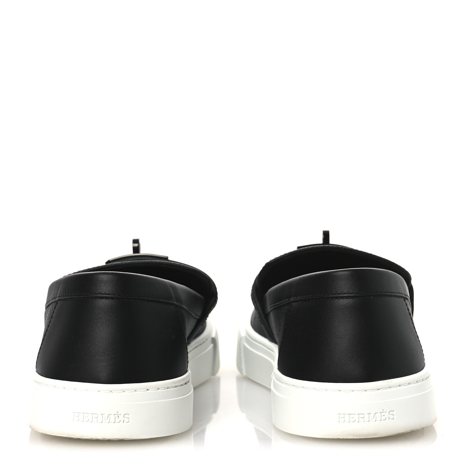 Calfskin Game Slip On Sneakers 39.5 Black