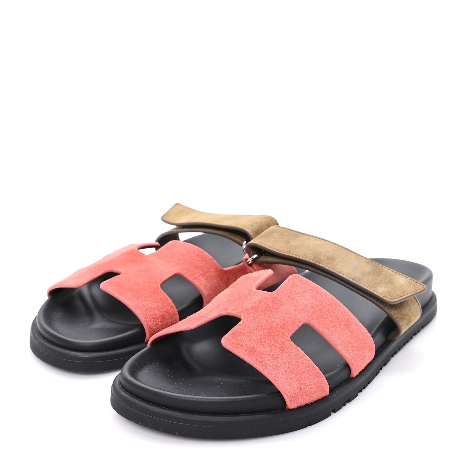 Suede Goatskin Womens Chypre Sandals 40 Rouge Tomette Terre Ambree