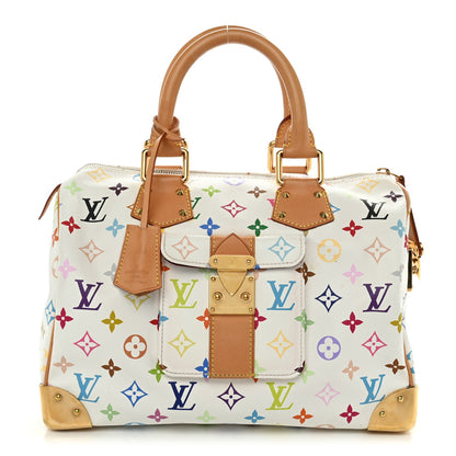Monogram Multicolor Speedy 30 White