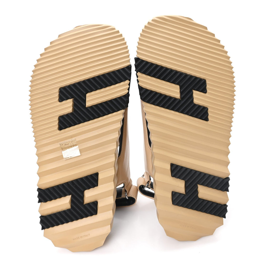 Lambskin Junior Womens Sandals 38 Beige Albinos
