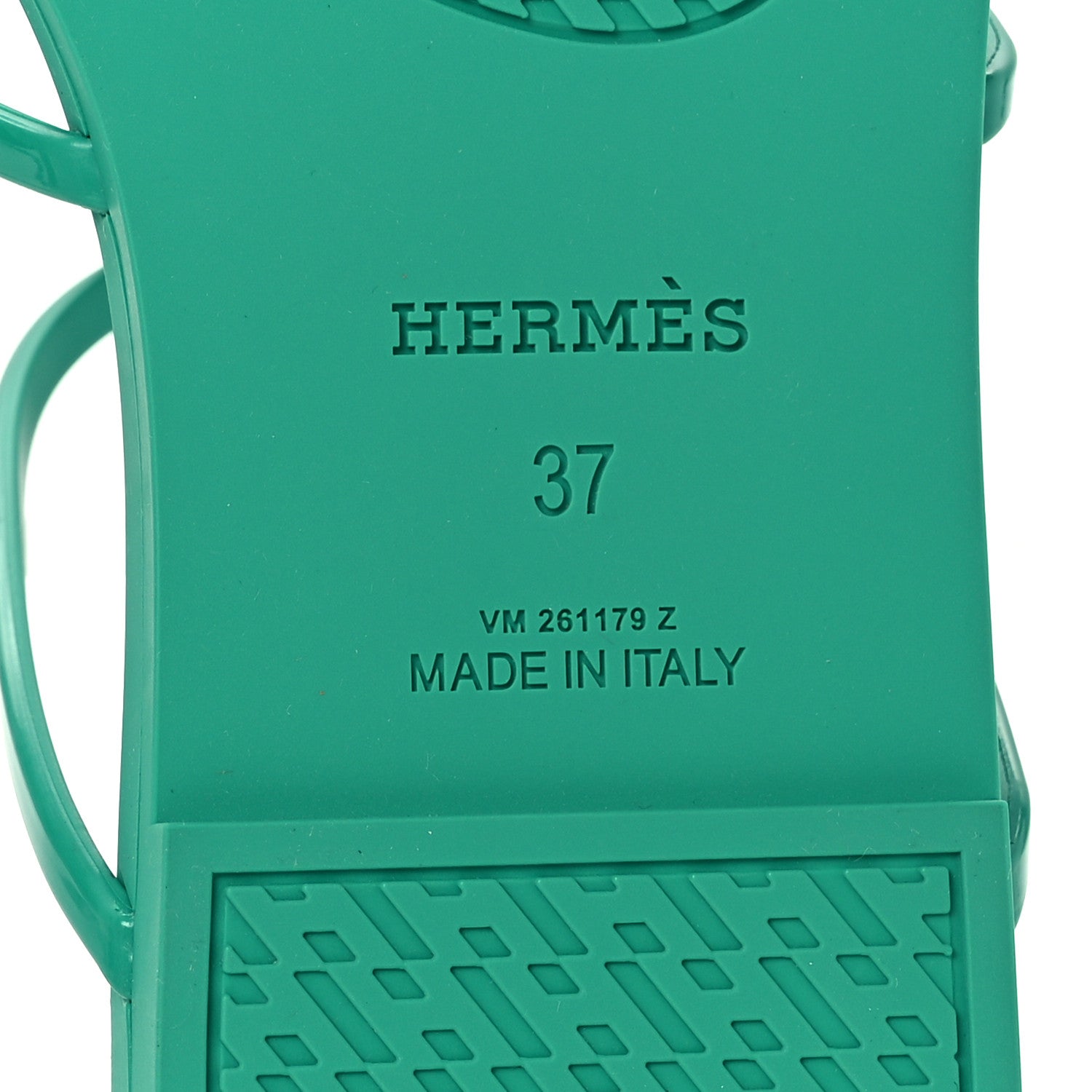 Rubber Womens Mykonos Sandals 37 Vert Tourmaline