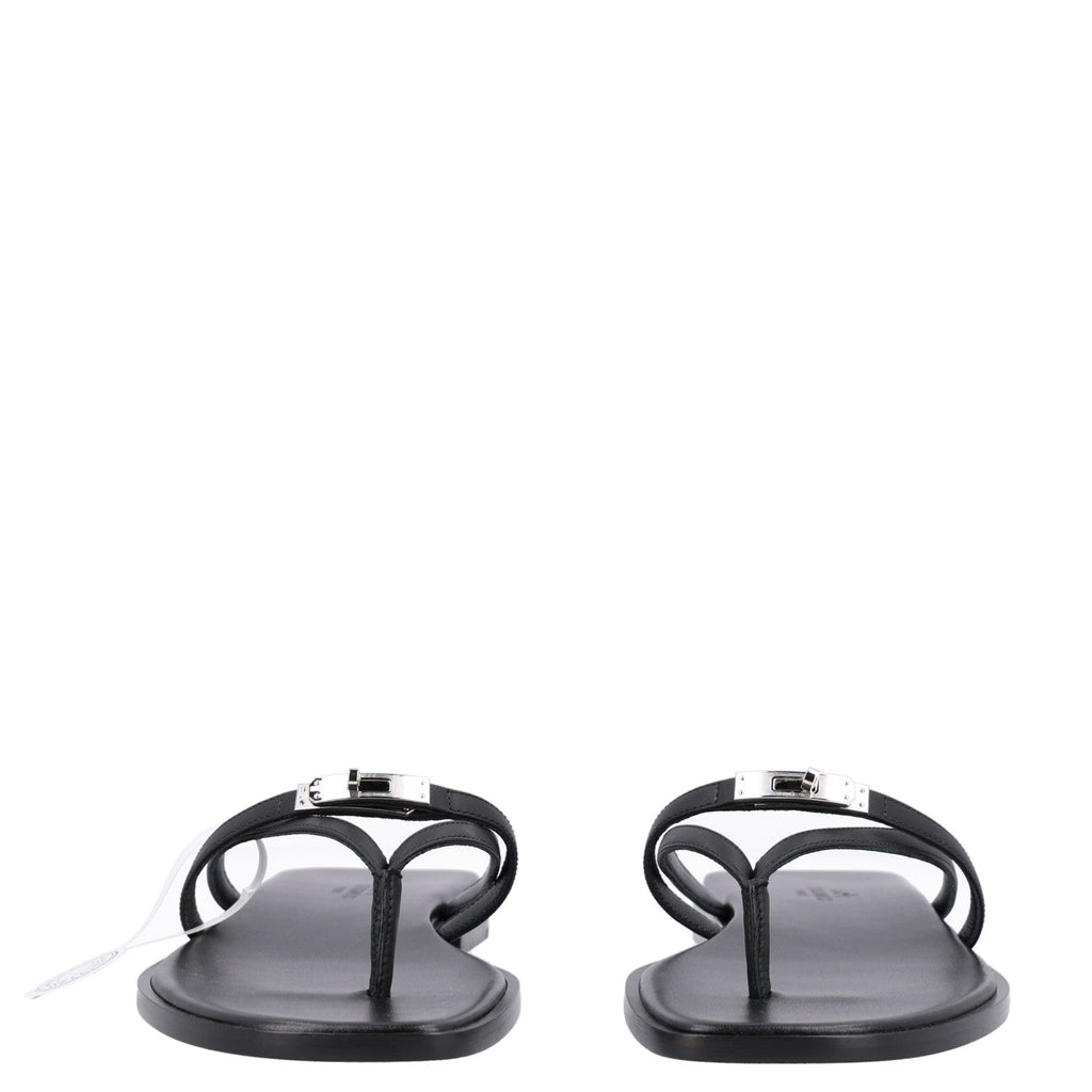 Calfskin Miss Sandals 39 Black