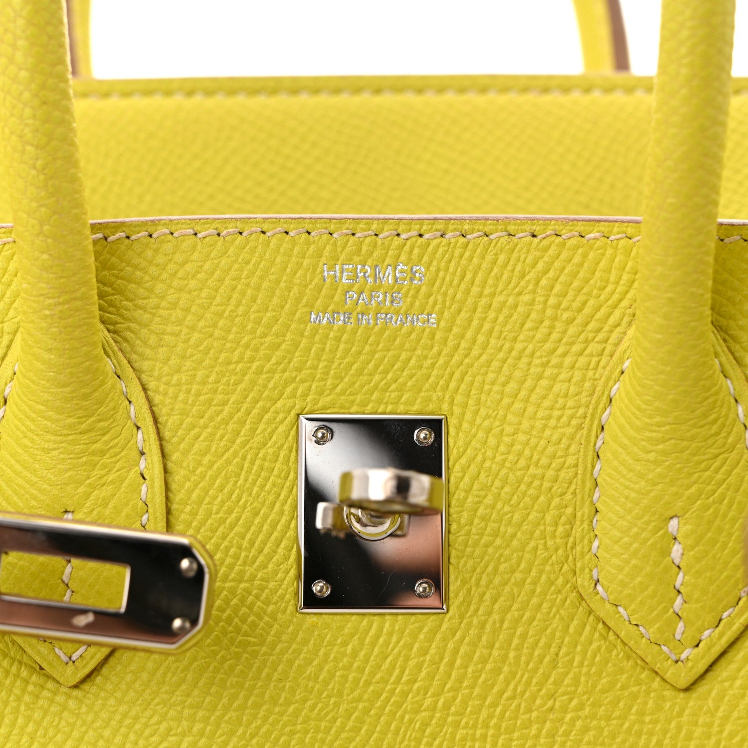Epsom Candy Birkin 25 Lime Gris Perle