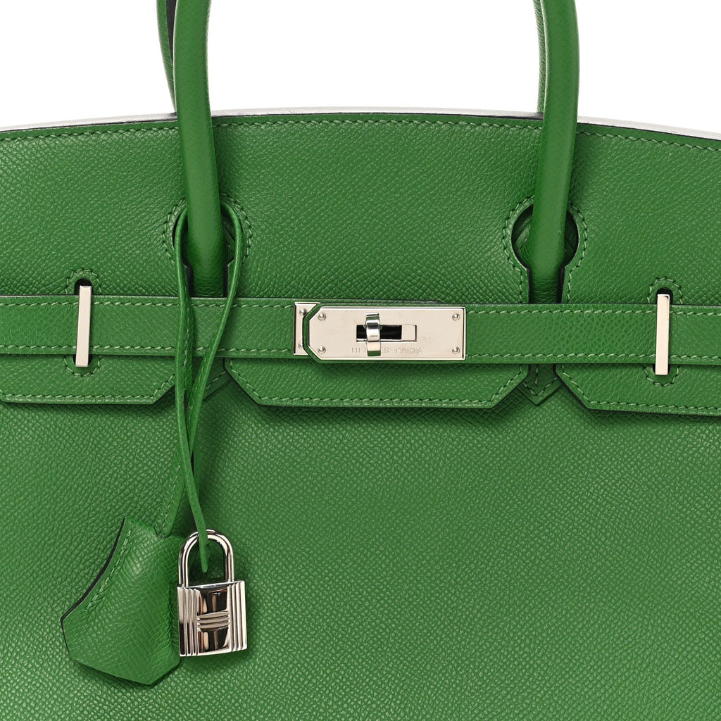 Epsom Birkin 30 Vert Bengale