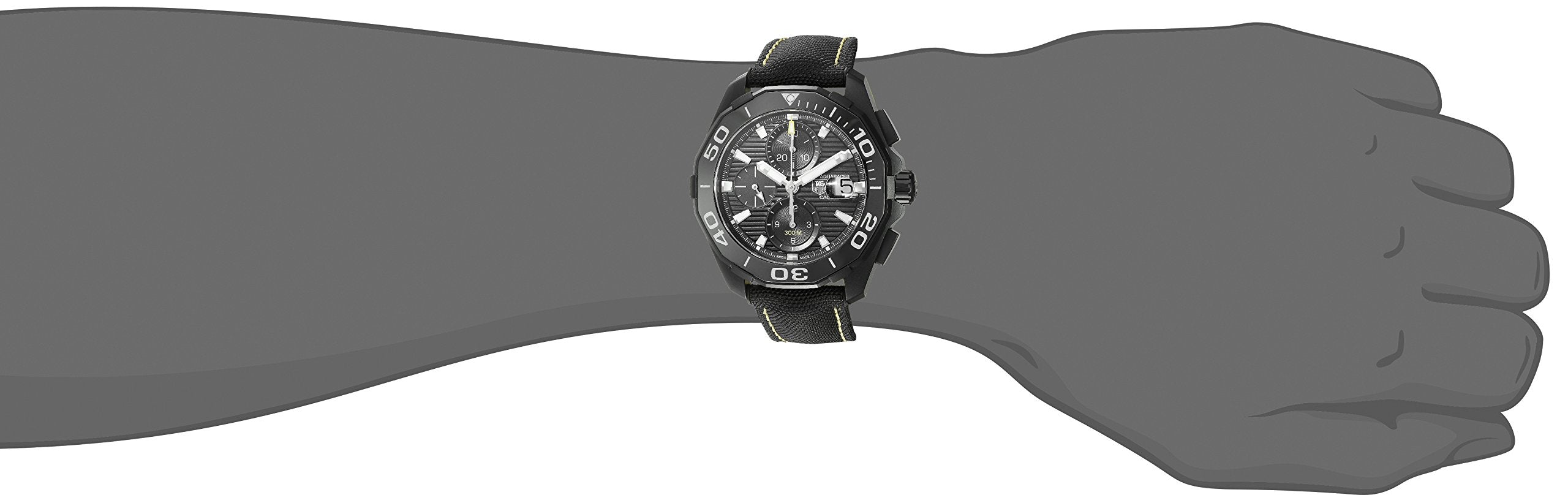 Tag Heuer Aquaracer PVD Black Dial Watch for Men - CAY218A.FC6361