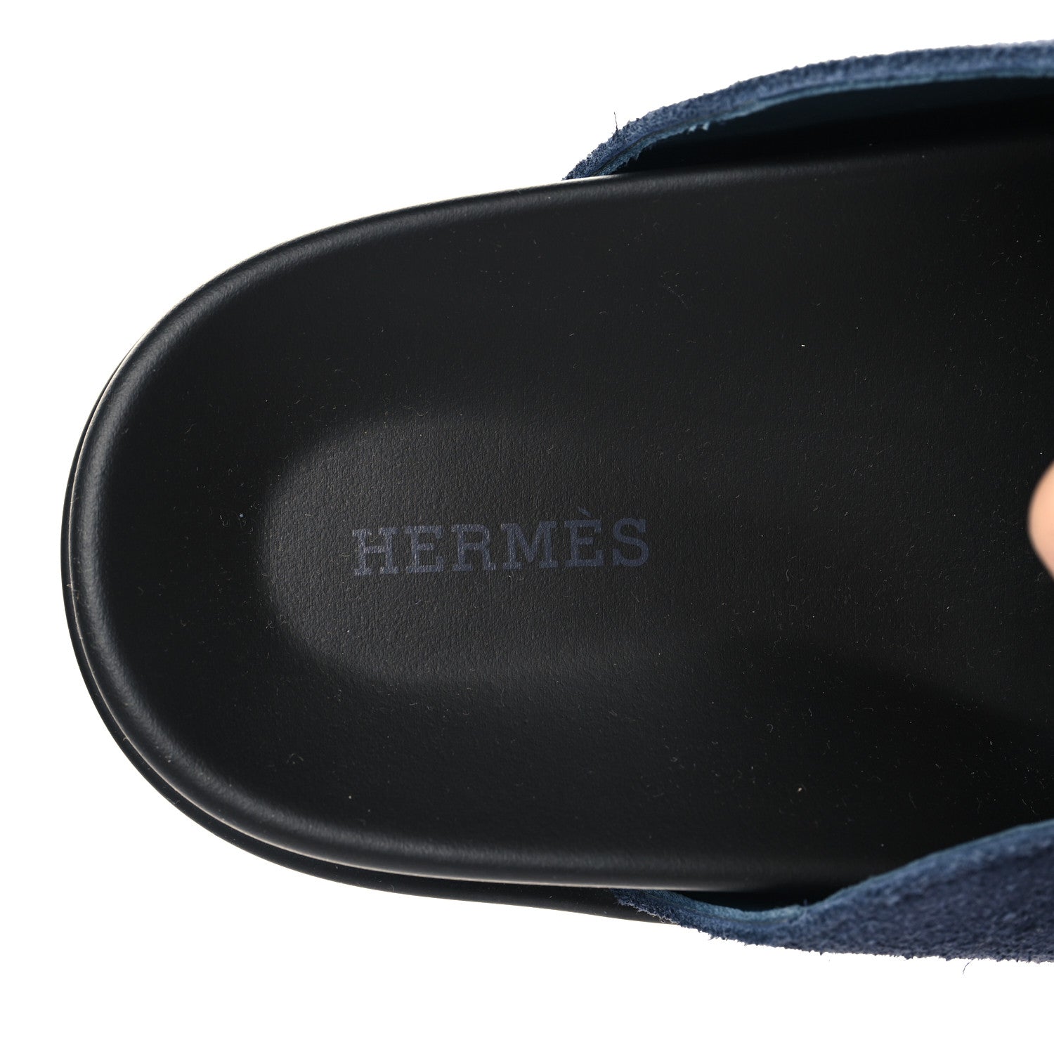 Suede Calfskin Mens Go Mules 40 Bleu Celeste