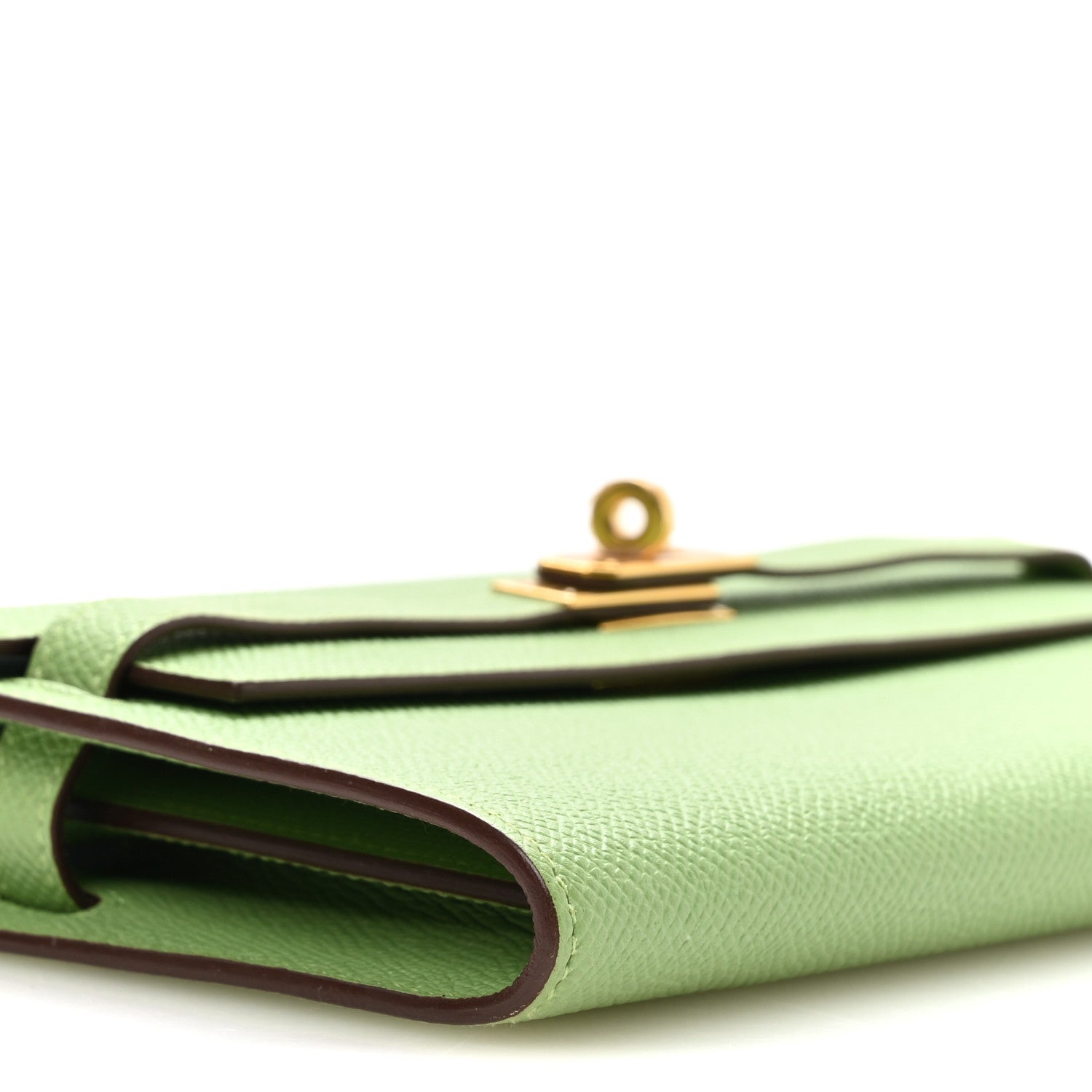 Epsom Verso Kelly Wallet To Go  Vert Criquet Bleu Brume