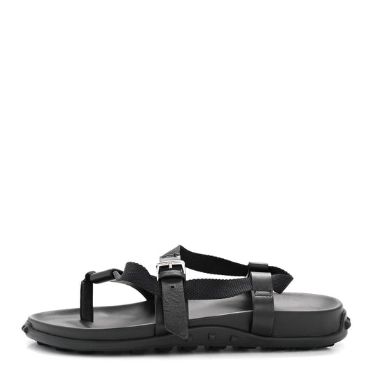 Calfskin Womens Inboard Sandals 38 Black