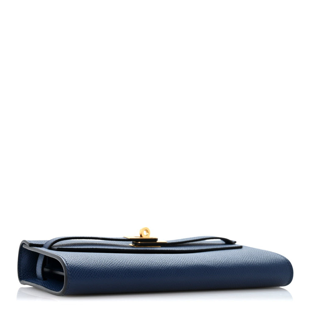 Epsom Kelly Wallet To Go Bleu Navy
