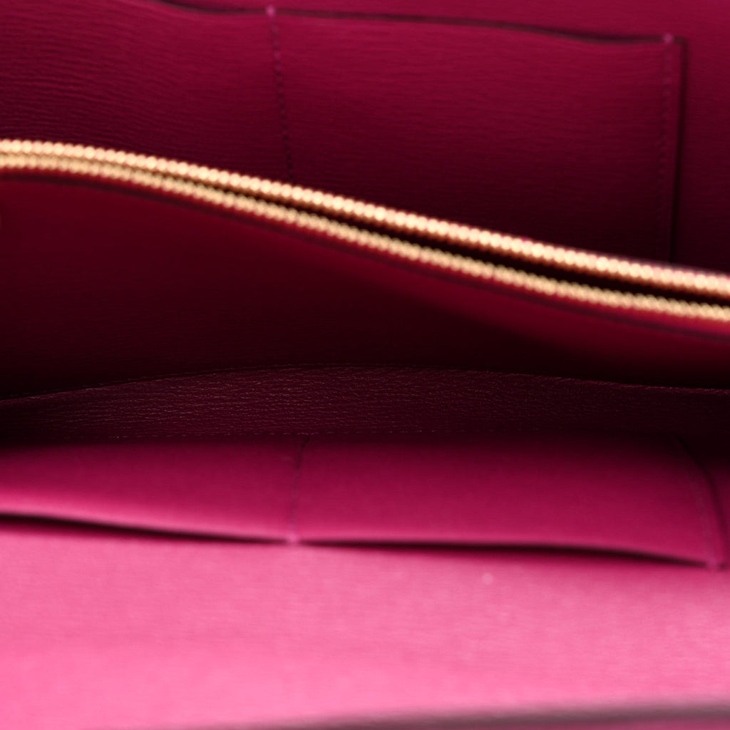 Matte Alligator Kelly Wallet To Go Rose Scheherazade