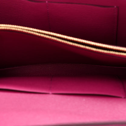 Matte Alligator Kelly Wallet To Go Rose Scheherazade