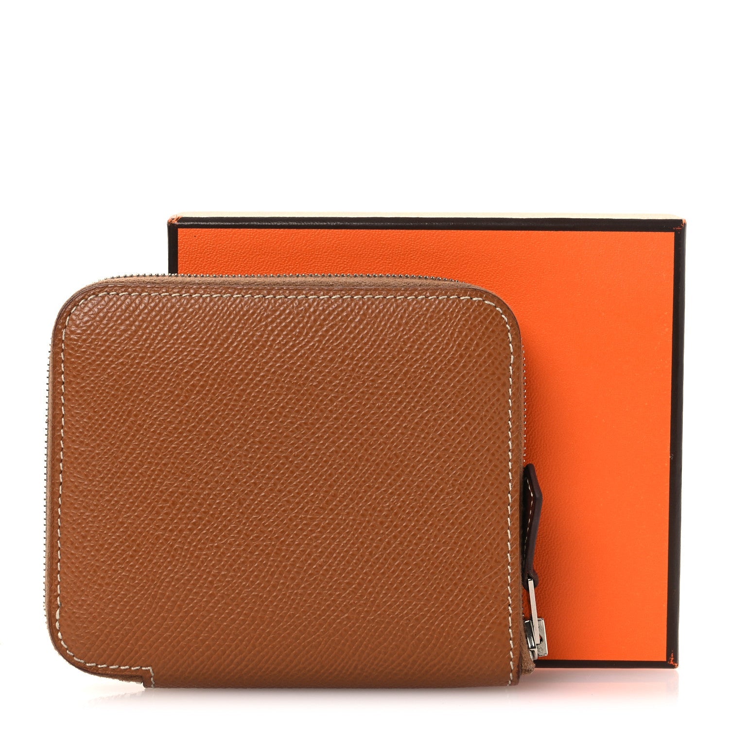 Epsom Silk'in Compact Wallet Gold