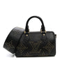 Grained Calfskin Studded Monogram Giant Nano Speedy Black